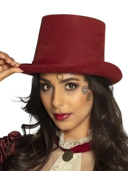 Steampunk Cylindre deluxe bordeaux:rouge 