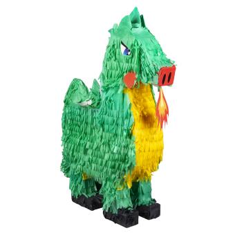Piñata Drache:49 x 47 cm, grün 