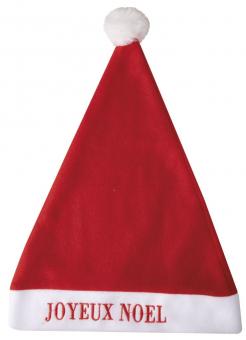 Bonnet Joyeux Noël:rouge 