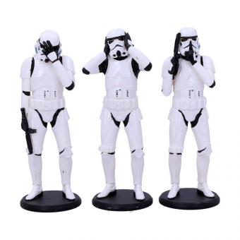 Original Stormtrooper Figures 3-Pack: Three Wise Stormtroopers:3 Item, 14 cm, white 