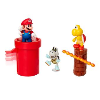 World of Nintendo Super Mario:  Diorama Set Verlies:6 cm 