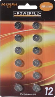 Button batteries AG13 / LR44:12 Item 