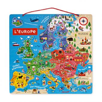 JANOD : Carte magnétique Europe: 
