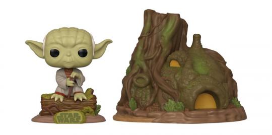 Star Wars:  POP! Town Figur Yoda's Hut Empire Strikes Back 40th Anniversary:9 cm 