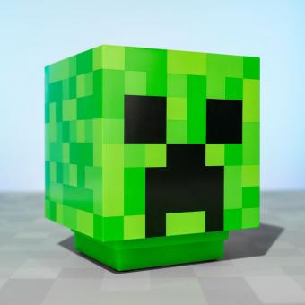 Minecraft:  Leuchte Creeper:19 x 16 cm, green 