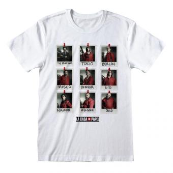 Maison d'argent:  T-Shirt Polaroid:blanc 