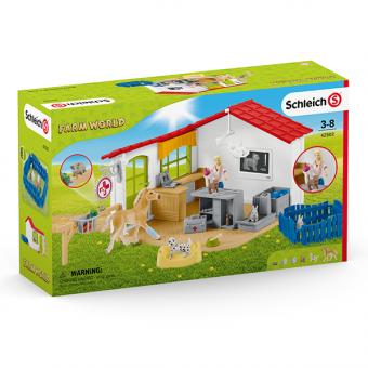 SCHLEICH: Veterinary practice with pets 