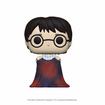 Harry Potter: POP! Movies Figur Harry w/Invisibility Cloak:9 cm 
