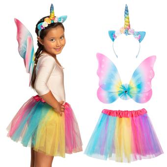 Set Unicorn fairy:multicolored 