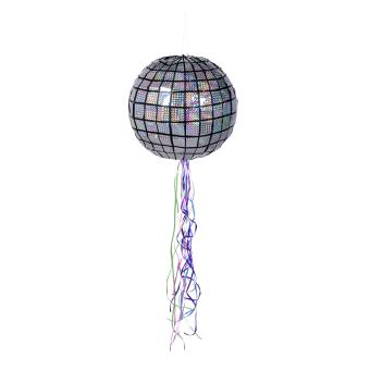 Piñata à tirer Boule disco:30cm 