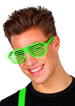 Atzenbrille neon:grün 