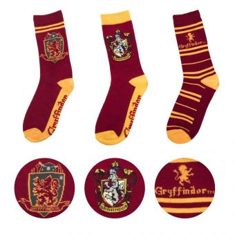 Harry Potter Socks 3-Pack Gryffindor:35-45 