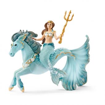 SCHLEICH: Mermaid Eyela on underwater horse 
