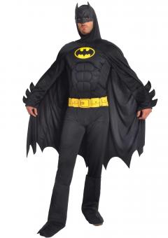 Batman Muskel Kostüm:schwarz 