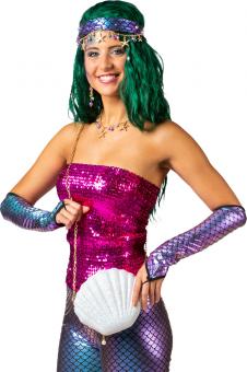 Shell bag with chain shoulder strap 