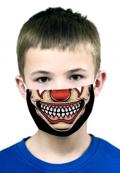 Clown tueur Masque en tissu bouche / nez:orange 
