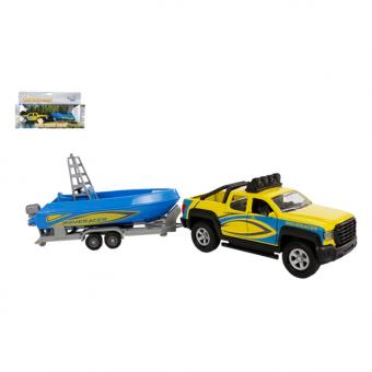 SUV with trailer + boat:29cm 