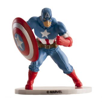 Avengers Capitan America Tortenfigur PVC:8cm, mehrfarbig 