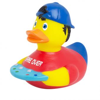 Rubber duck gamer boy 