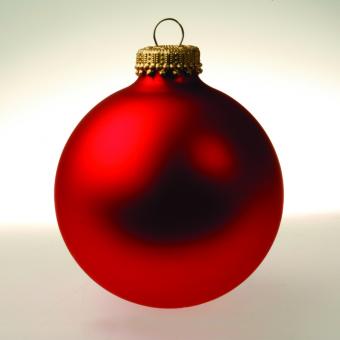 Jeu de boules d'e rouge: Décorations pour arbres de Noël:8 pièce, 7cm, rouge 