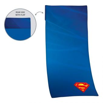 DC Fitness Handtuch Superman:110 x 50 cm, blau 