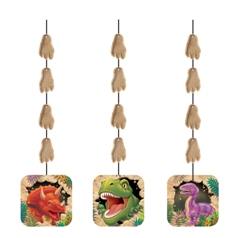 Dinosaur Hanging decoration:3 Item, 90cm, colorful 