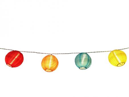 Guirlande lumineuse LED d'extérieur:165 cm, coloré 