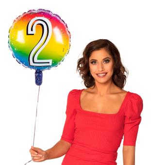 Ballon aluminium rond numéro:45 cm 