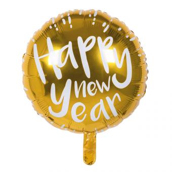 Foil balloon 'Happy New Year':45 cm 