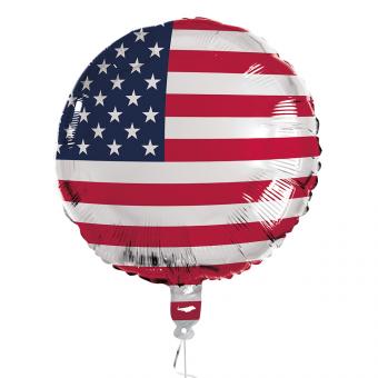 Folienballon USA zweiseitig:45 cm 