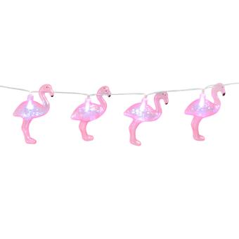 LED-lichterkette Flamingo:140 cm, mehrfarbig 