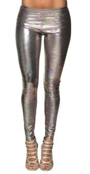 Legging Disco:silber 