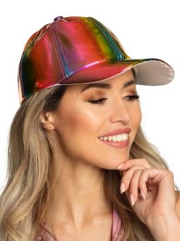 Chapeau holo arc-en-ciel:coloré 