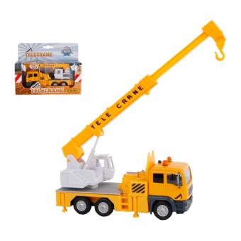 Die cast truck with crane 