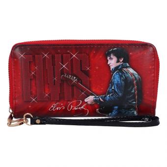 Elvis Presley: porte-monnaie Elvis '68:19 cm, rouge 