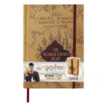 Harry Potter: Notebook A5 Marauder's Map:A5 (14,8 cm x 21 cm) 