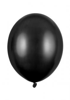 Latex balloons:10 Item, 27.5 cm, black 