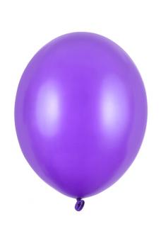 Latex balloons:10 Item, 27cm, purple 