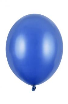 Latex balloons:10 Item, 27cm, blue 