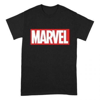 Marvel T-Shirt: Marvel Logo:schwarz 