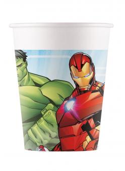 Avengers Party Cups: FSC certified:8 Item, 200ml, multicolored 