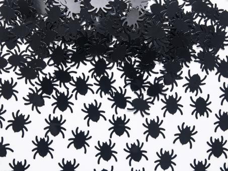 Spinnen Konfetti:1.2 x 1.2cm, schwarz 