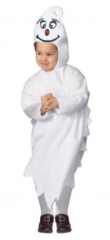 Little Ghost children's costume with hood:white 