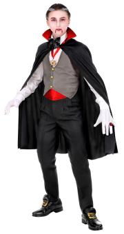 Vampire Costume Kids:black 