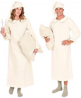 Chemise de nuit vintage avec chapeau 