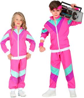 Retro kid Shell suit:pink 