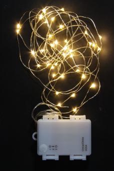 Outdoor LED Micro Draht Lichterkette:390 cm, weiss 