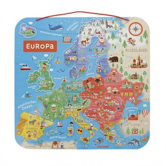 JANOD: Carte d'europe magnetique: 