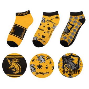 Harry Potter Ankle Socks 3-Pack: Hufflepuff 