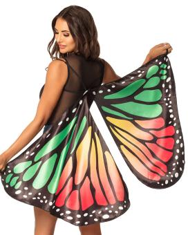 Ailes de papillon : accessoire de costume enchanteur:83 x 130 cm, color 